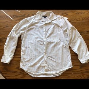 Banana Republic Men’s Striped Dress Shirt Small